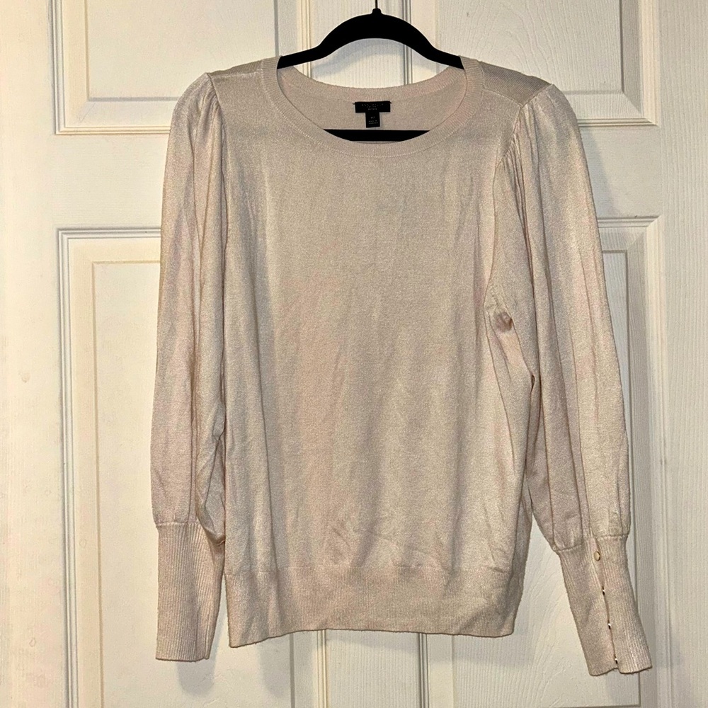 NWT Ann Taylor Cream Blouse
